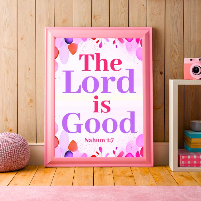 Le Seigneur est bon Boho Art mural pour adolescent (Créateur téléchargé)