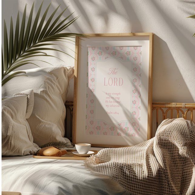 Le Seigneur est ma force et mon art mural de la ch (Créateur téléchargé)