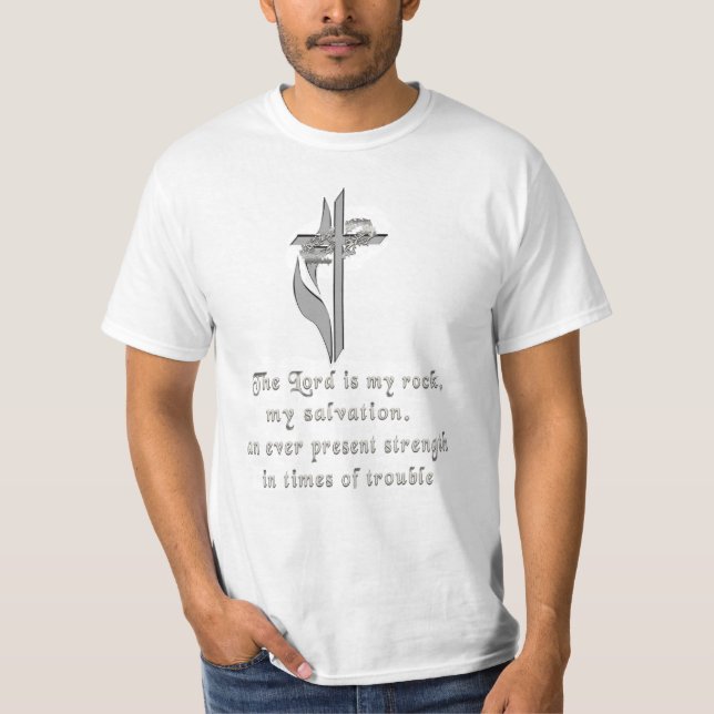 Le seigneur est mes t-shirts rock (Devant)