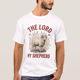 Le Seigneur Est Mon Berger Design De T-Shirt De Mo