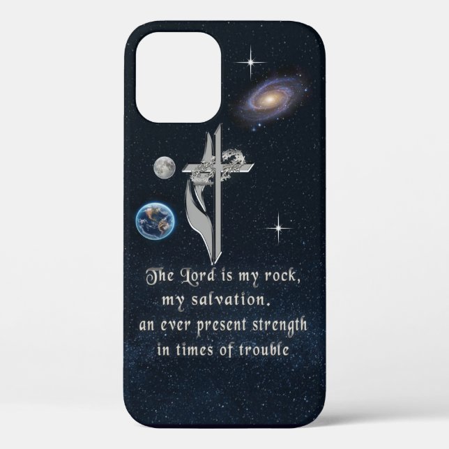Le Seigneur est mon Coque rock iPhone 12 (Verso)