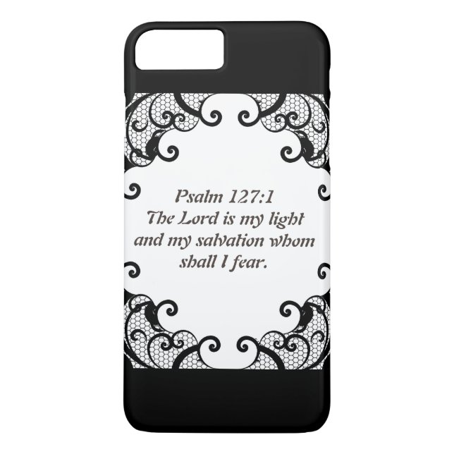 Le Seigneur est mon étui de téléphone léger (Dos)