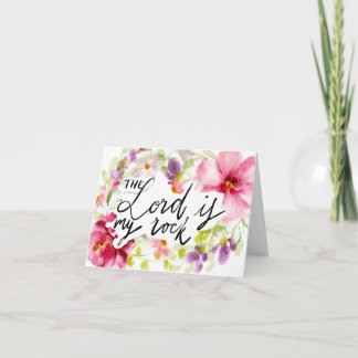 Le Seigneur est mon Rocher | Écriture