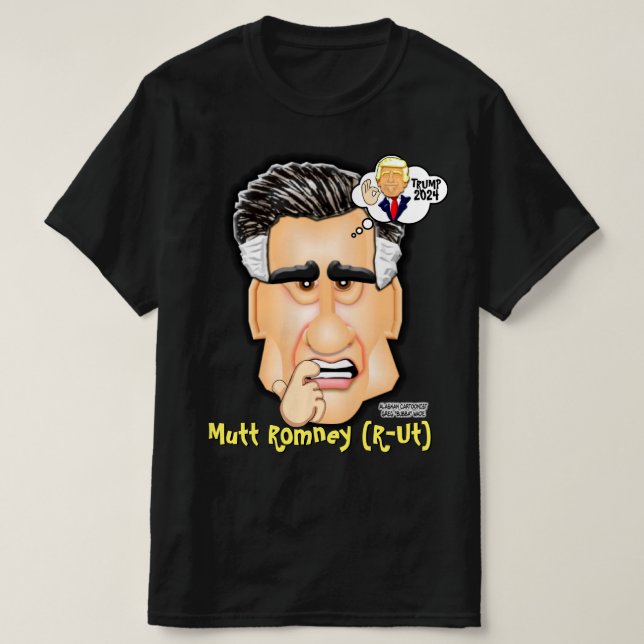 Le sénateur Mitt Romney- Le T-shirt de Toon Tee de (Design devant)