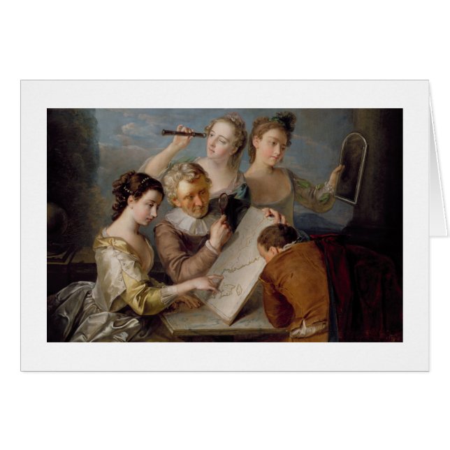 Le sens de la vue, c.1744-47 (huile sur la toile) (Devant horizontal)