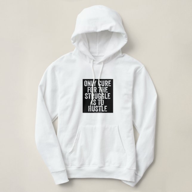 LE SEUL REMÈDE POUR LA LUTTE EST LE SWEAT À CAPUCH (Design devant)