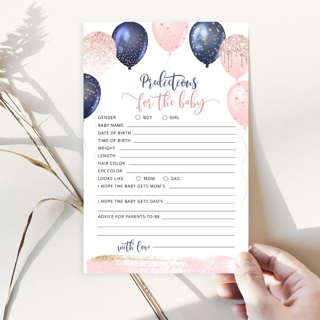 Le sexe des ballons révèle des prédictions pour bé (Créateur téléchargé)