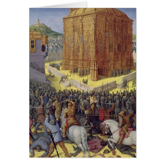 Le siège de Jérusalem par Nebuchadnezzar (Devant)