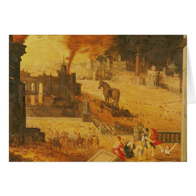 Le siège de Troie (Devant horizontal)
