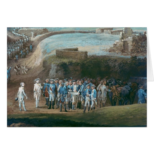 Le siège de Yorktown (Devant horizontal)