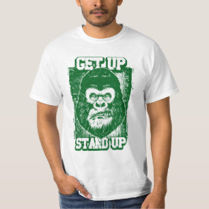 Le singe fume le T-shirt