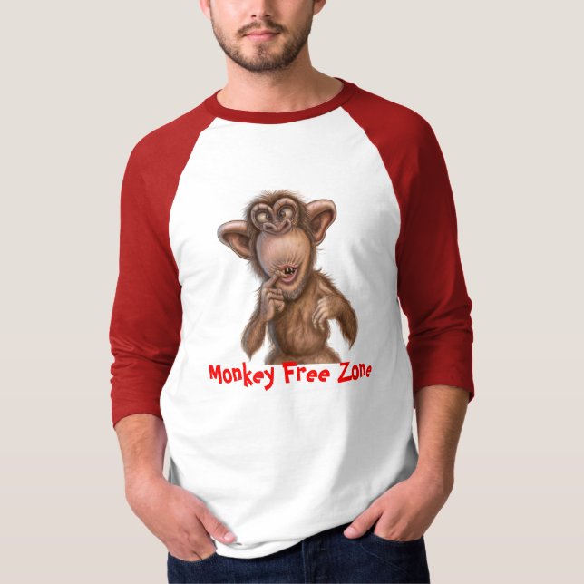 Le singe libèrent le T-shirt (Devant)