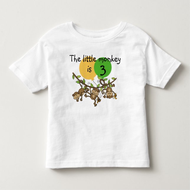 Le singe peu Swinge le T-shirt personnalisable (Devant)