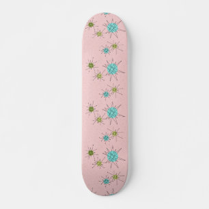 Le skateboard rose Iconic Atomic Starburst
