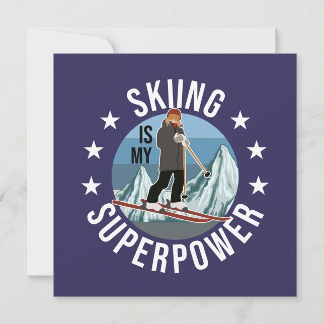 Le Ski Est Ma Superpuissance (Devant)