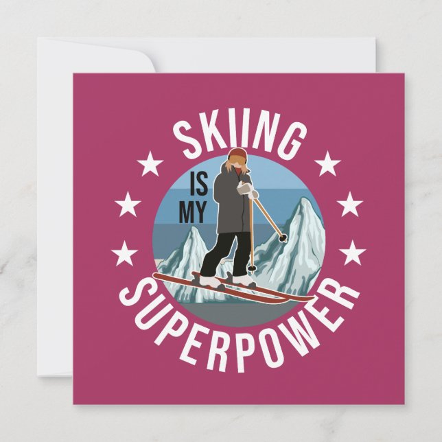 Le Ski Est Ma Superpuissance (Devant)