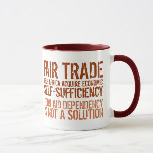 Le slogan de Fair Trade sur Mug for Activists