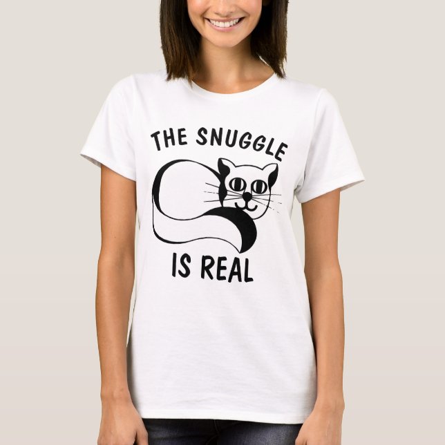 LE SNUGLE EST VRAI, T-shirts CAT & Sweatshirts (Devant)