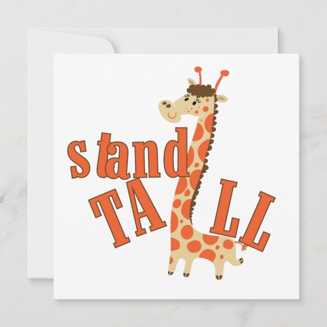 Le socle de girafe est grand (Devant)