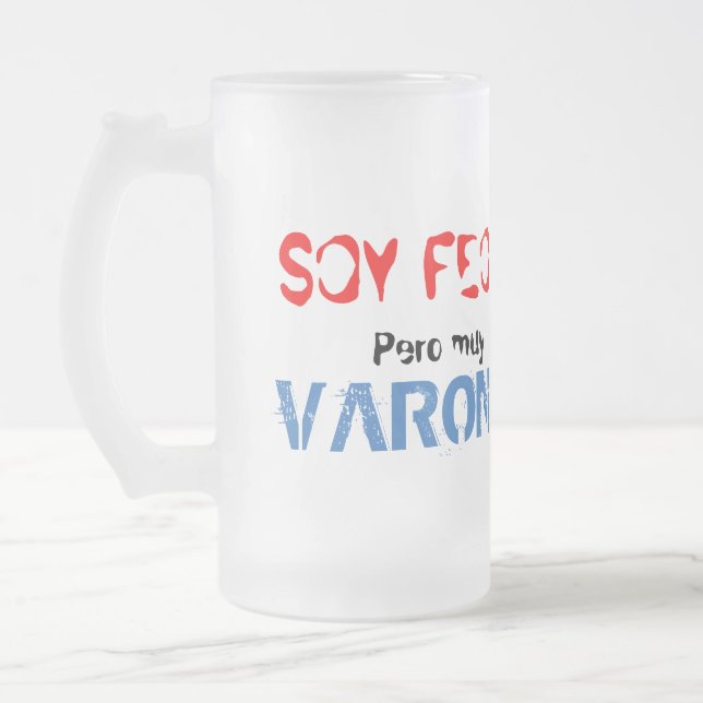 Le soja feo pero muy varonil, mug (Gauche)