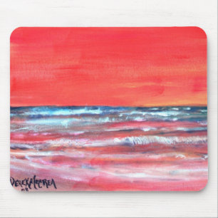 le soleil abstrait moderne de tapis de souris de