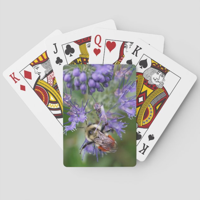 Le sommeil gaffent des cartes de jeu d'abeille (dos)