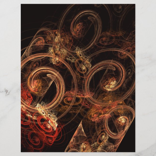Le son de la musique en-tête d'art Abstrait (Devant)