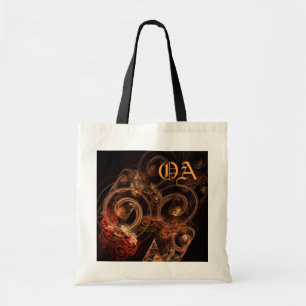 Le son de la musique Sac de Monogramme Art Abstrai
