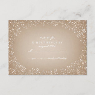 Le souffle RSVP inspiré de carte du bébé