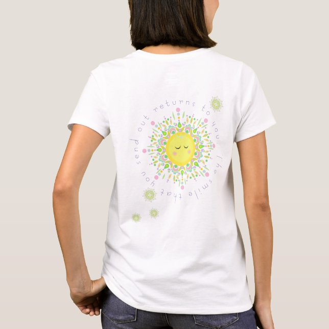Le sourire que vous envoyez vous revient T-Shirt (Dos)