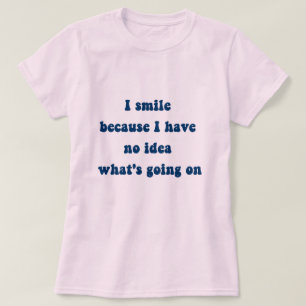 Le sourire sur T-shirt