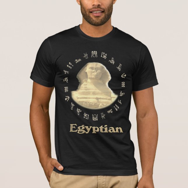 Le sphinx égyptien signe T-shirt (Devant)