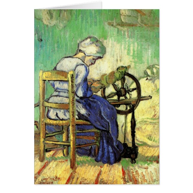 Le Spinner par Vincent van Gogh (Devant)