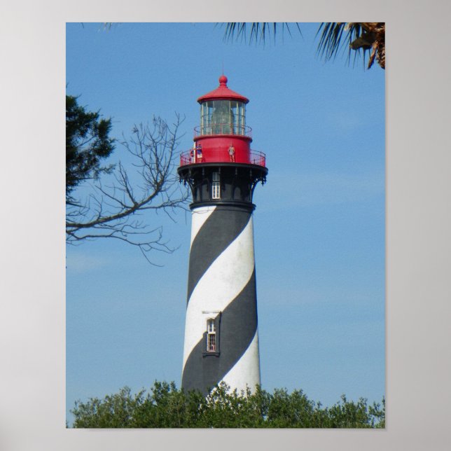 LE ST. AFFICHE AUGUSTINE LIGHTHOUSE (Devant)