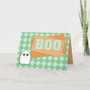 Le style d'album huent la carte de Halloween de