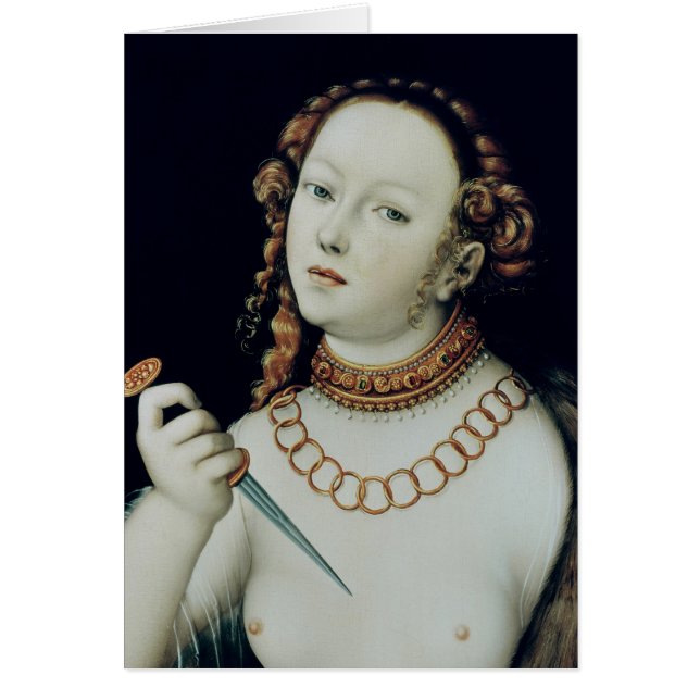 Le suicide de Lucretia, 1538 (Devant)