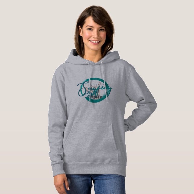 Le surf | Sweat - shirt à capuche des femmes (Devant entier)