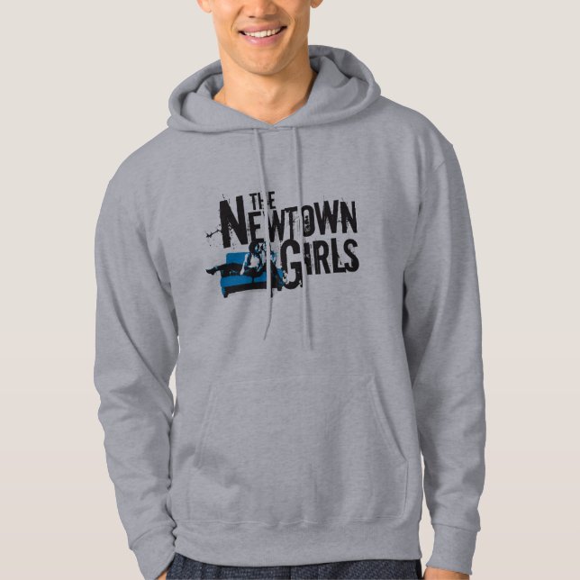 Le sweat - shirt à capuche de filles de Newtown (Devant)