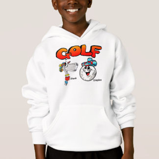 Le sweat - shirt à capuche de l'enfant de golf
