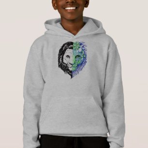 Le sweat - shirt à capuche de lion du garçon