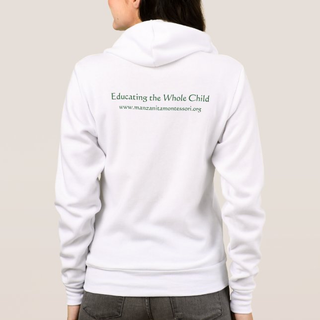 Le sweat - shirt à capuche des femmes de MMCS (Dos)