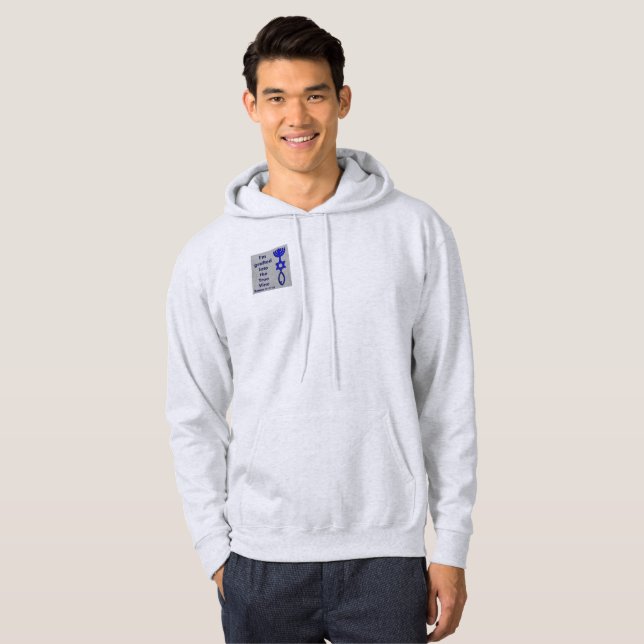 Le sweat - shirt à capuche des hommes (Devant entier)