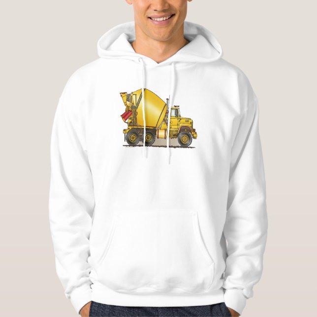 Le sweat - shirt à capuche des hommes concrets de (Devant)