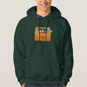 Le sweat - shirt à capuche des hommes de boîte