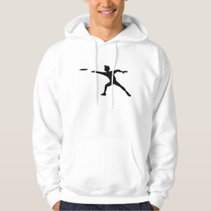 Le sweat - shirt à capuche des hommes de frisbee