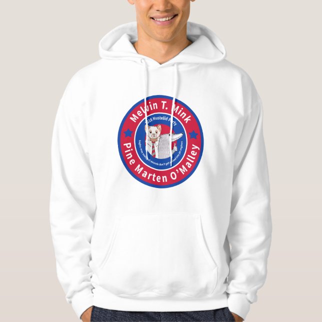 Le sweat - shirt à capuche des hommes de Melvin T. (Devant)
