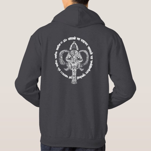Le sweat - shirt à capuche des hommes de SBY (Dos)