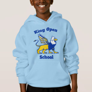 Le Sweat - shirt à capuche du roi ouvert - Enfant