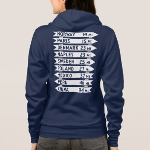 Le sweat - shirt à capuche foncé de fermeture