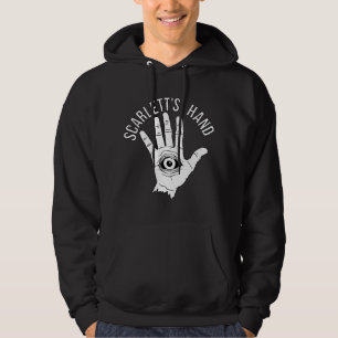 Le sweat - shirt à capuche noir des hommes de log